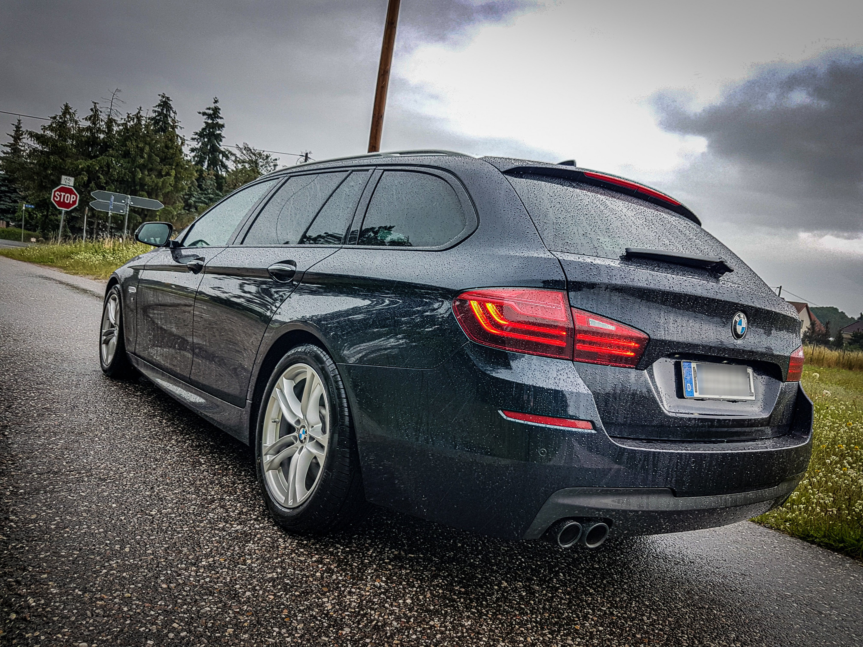 530d LCI im Regen